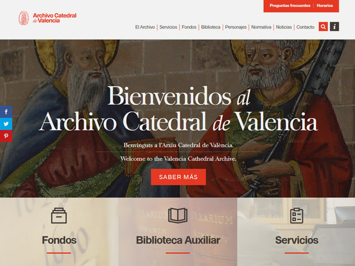 El Archivo de la Catedral presenta una nueva web para difundir su patrimonio documental